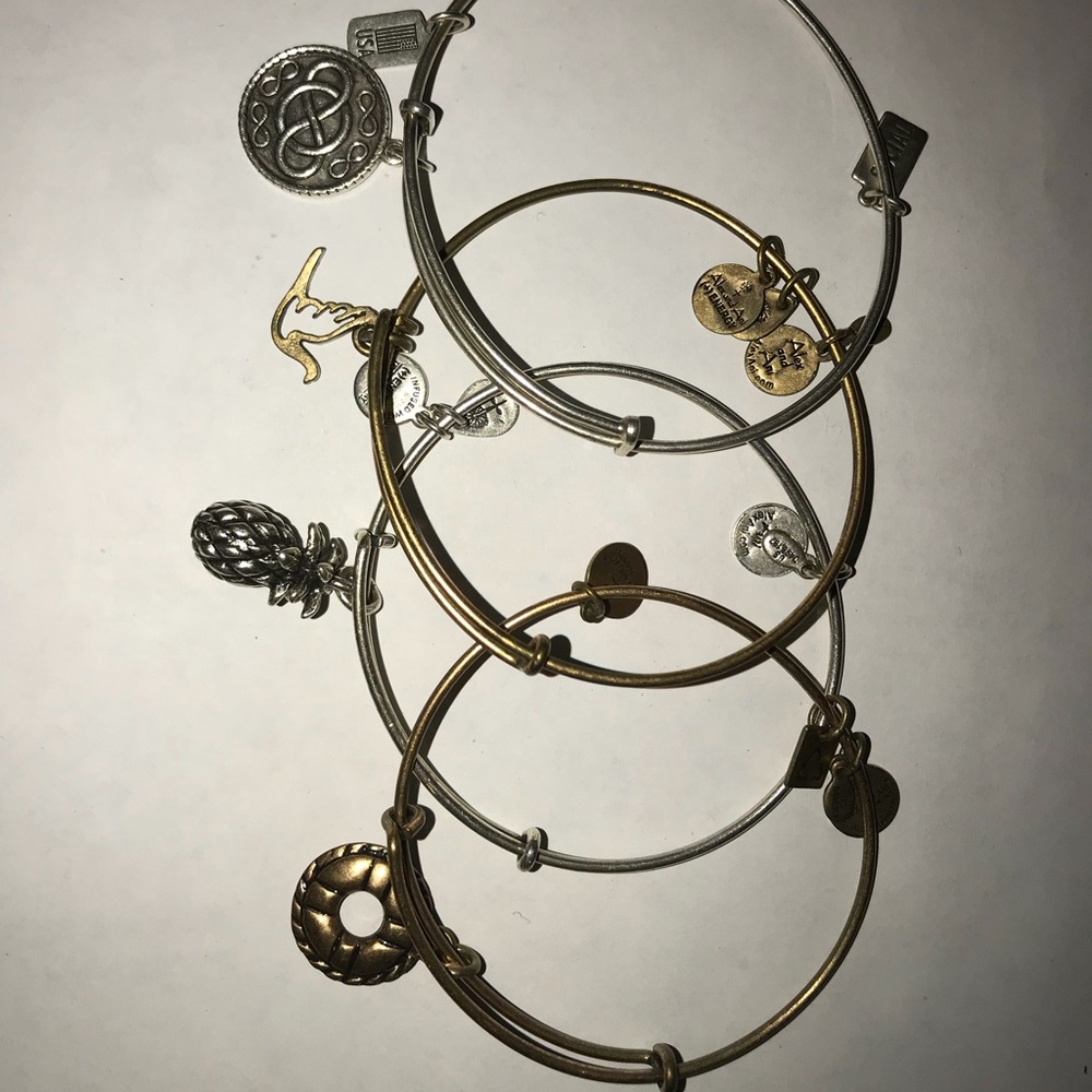 alex and ani/ wind and fire bracelet bundle